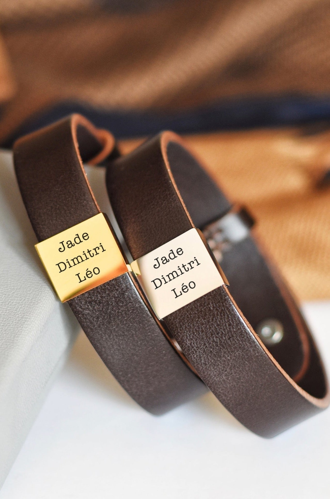 Leather Bracelet - Customizable