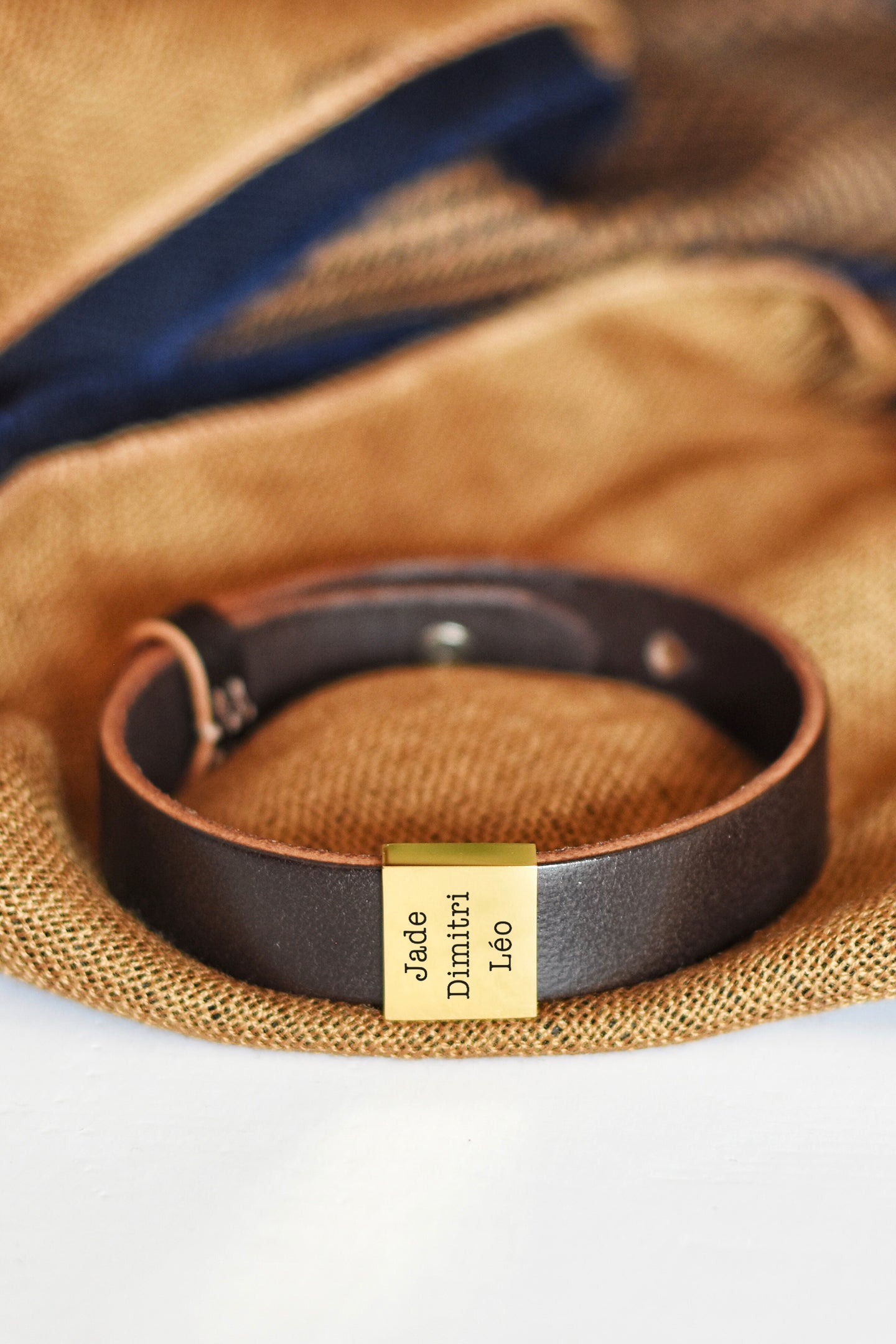 Leather Bracelet - Customizable